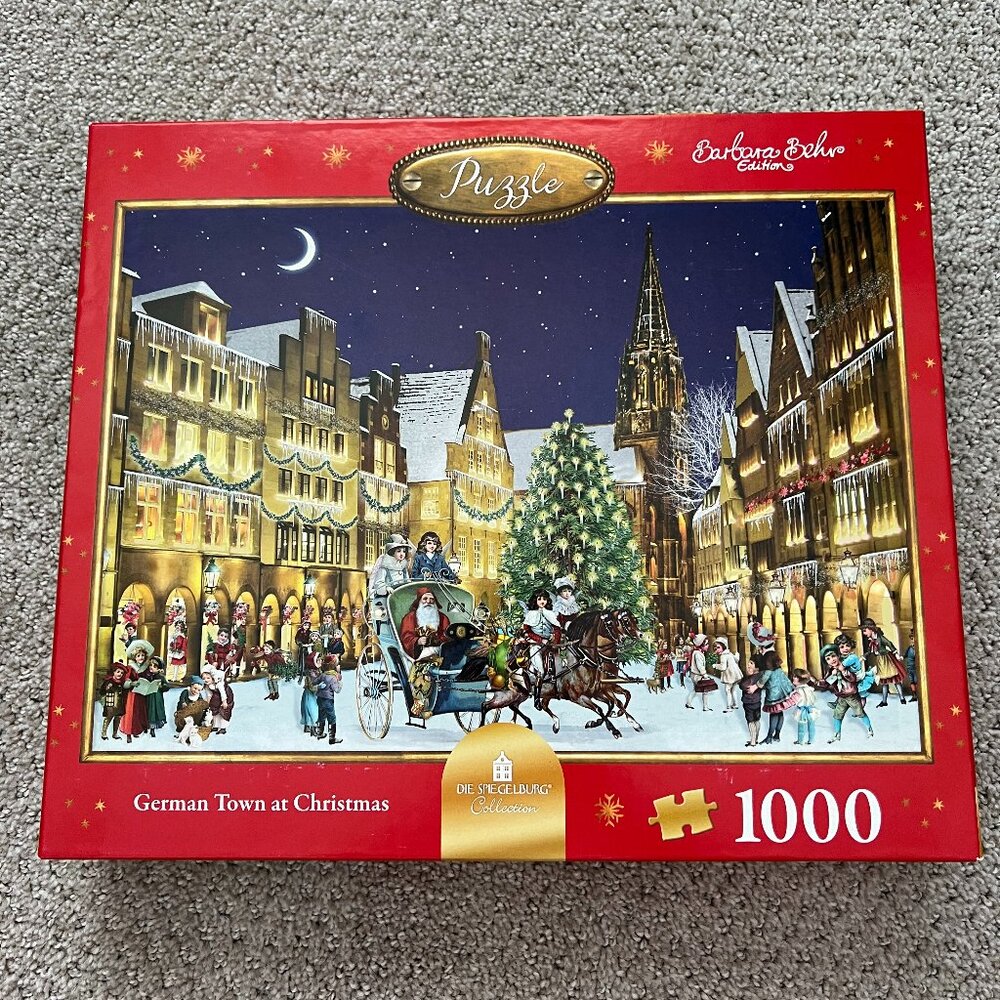 Christmas German Town Puzzle 1000 Pieces